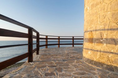 Nesebar kenti, Bulgaristan 'ın ünlü güneş doğuşu tatil beldesinde