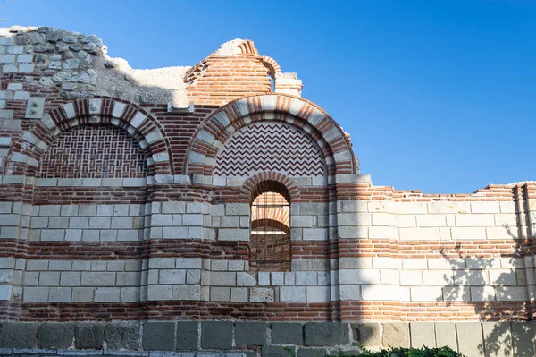 Chiesa San Giovanni Aliturgetos Centro Storico Nesebar Bulgaria Costa Bulgara — Foto Stock