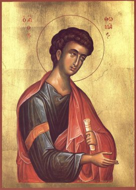 Orthodox icon of St. Thomas the Apostle.