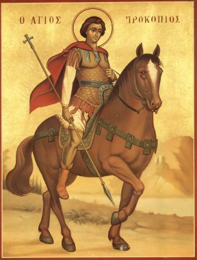 Orthodox icon of St. Procopius