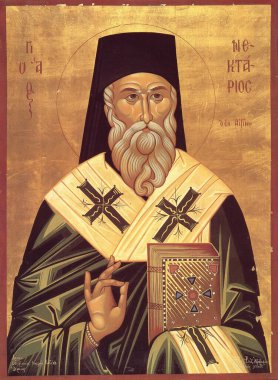 Orthodox icon Saint Nektarios
