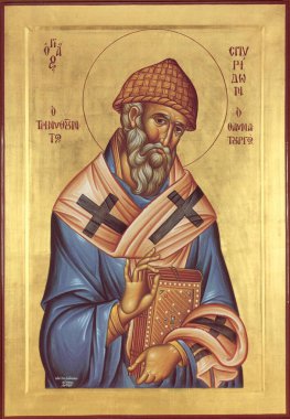 Orthodox icon of Saint Spyridon of Trimifuntsky