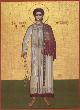 Orthodox icon of the Byzantine style St. Stephen