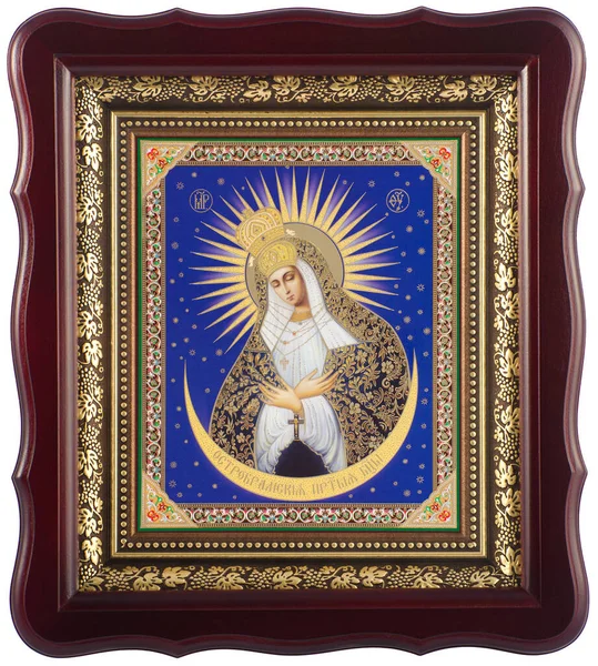 Icono Madre Dios Ostrobram — Foto de Stock