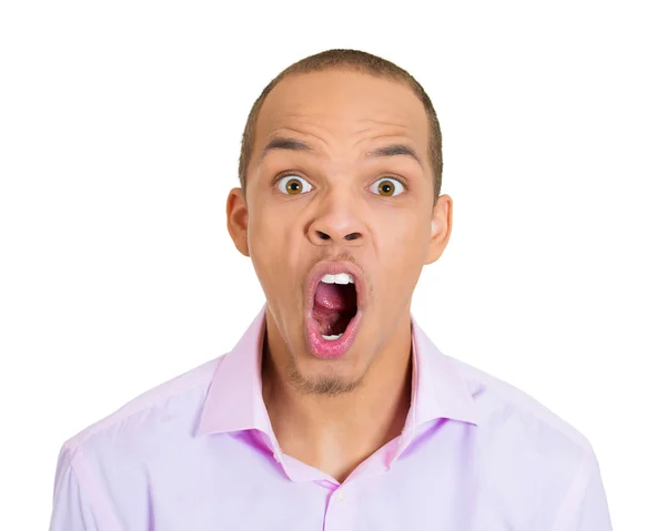 Angry yelling man — Stock Photo, Image