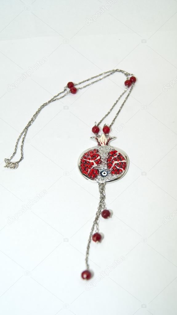 Pomegranate necklace