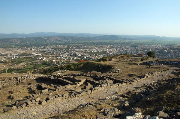 Antike griechische Stadt Pergamon — Stockfoto