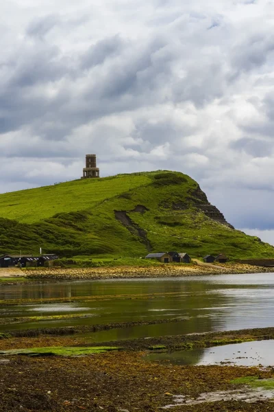 Kimmeridge bay med clavell tower — Stockfoto