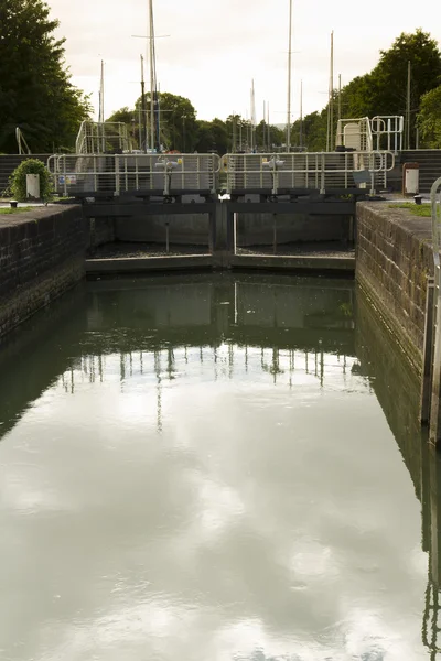 Sea lock on Lydney Canal — Stock Photo, Image