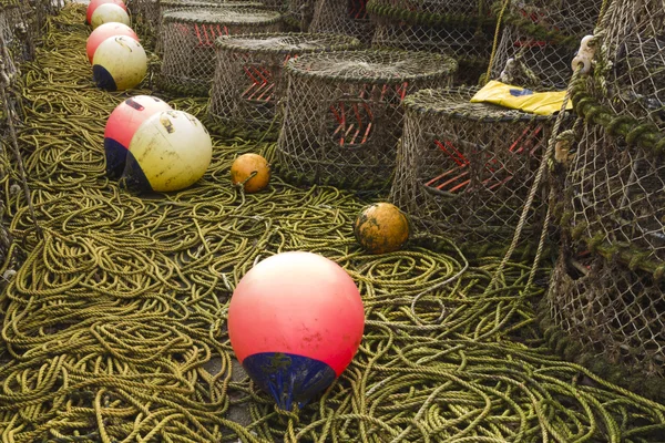 Lobster pots and associated equipment — Stock Photo, Image