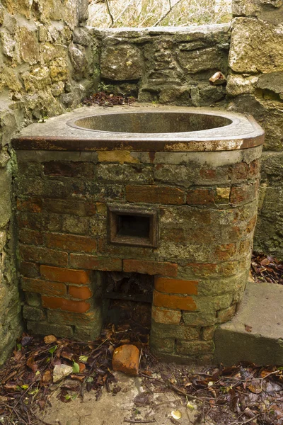 Cobre, calentador de agua vintage, abandonado . —  Fotos de Stock