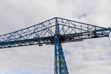 tees transporter bridge, middlesbrough, engl büyük mavi kirişler