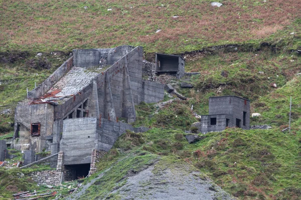 Nant Gwrtheyrn Žulový Lom Opuštěné Drtící Zařízení Llyn Peninsula Gwynedd — Stock fotografie