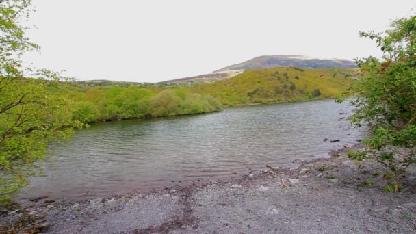 Video View Lake Llyn Padarn Llanberis Snowdonia Gwynedd North Wales — 비디오