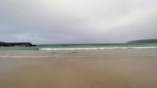 Beautiful Lonely Wilderness Port Ness Beach Isle Lewis Outer Hebrides — Stockvideo