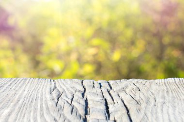 Bulanık sarı arka plan. Sonbaharda arka plan bulanıklaşır. Bulanık sarı-yeşil yapraklar..