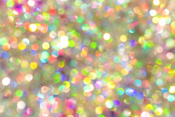 Kerst Achtergrond Wazig Gedecentreerde Multicolor Lichten Basis Voor Kaart Achtergrondinformatie — Stockfoto