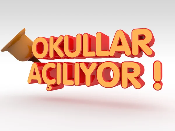 Okullar Açılıyor — Stock Photo, Image