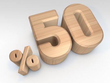 ahşap yüzde 50