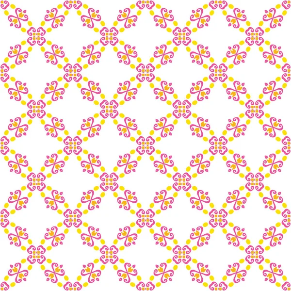 Colorful mandala vector pattern. Seamless oriental ornament — Stock Vector