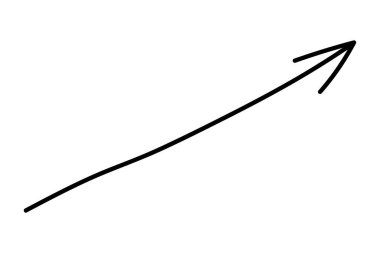 El çizimi vektör çizimi çizimi, soyut el yazısı