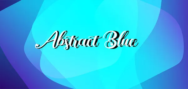 Vector Abstracte Blauwe Achtergrond — Stockvector