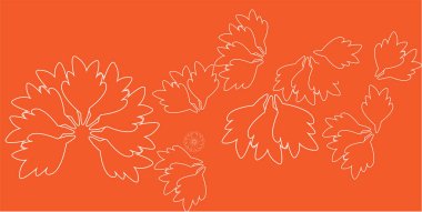 Soyut geometrik arkaplan. Dinamik şekiller bileşimi. 