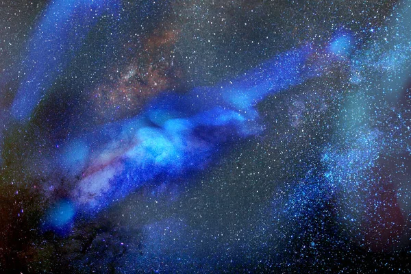 Abstrakt Mörkblå Bakgrund Och Strålar Ljus Effekt Blå Mörk Natthimmel — Stockfoto
