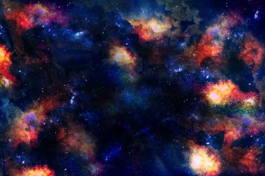 soyut mavi arkaplan, güzel hareket ve bulanıklık