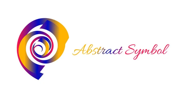 Abstract Symbool Pictogram Vector Illustratie — Stockvector