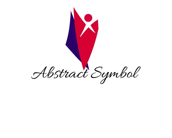 Abstrakcyjny Symbol Ilustracja Wektora Ikony — Wektor stockowy