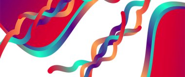 Web Tasarımı, Yazdırma, Sunum, Sancak Tasarımı İçin Soyut Şekil Arkaplanı