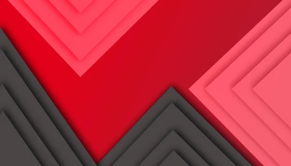 Abstrakter Roter Hintergrund Rotes Banner Tapete Mobiles Bildschirmdesign Geometrische Formen — Stockfoto