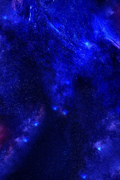 Mooie Melkweg Tijdens Een Donkere Nacht Met Sterren — Stockfoto