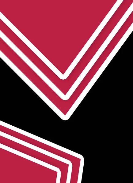Abstrato Vermelho Moderno Decorativo Elegante Banner Fundo — Fotografia de Stock