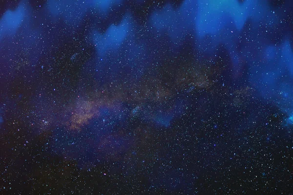 Blå Natthimmel Med Stjärnor Night Sky Bakgrundsbilder Natthimmel Universum Och — Stockfoto