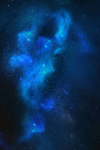 Céu Noturno Azul Com Estrelas Night Sky Wallpapers Universo Céu — Fotografia de Stock