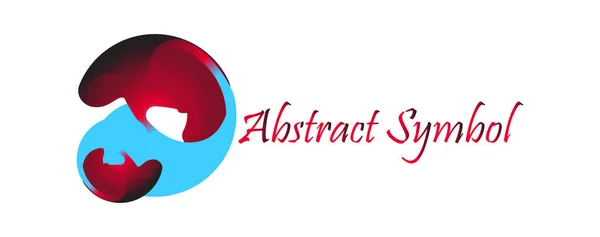 Symbole Abstrait Illustration Vectorielle Icône — Image vectorielle