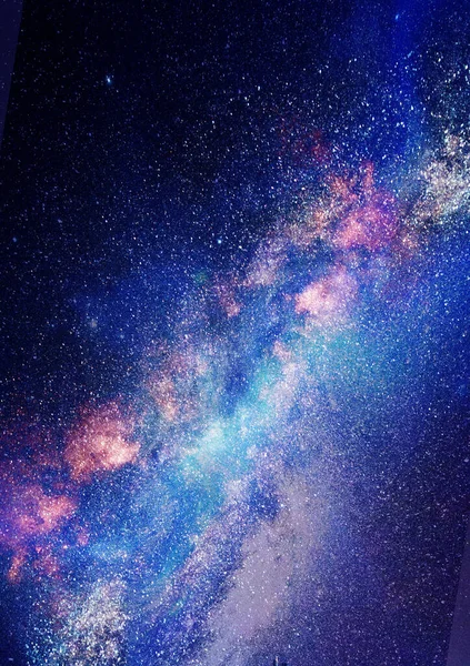 Cielo Nocturno Azul Con Estrellas Fondos Pantalla Cielo Nocturno Universo — Foto de Stock