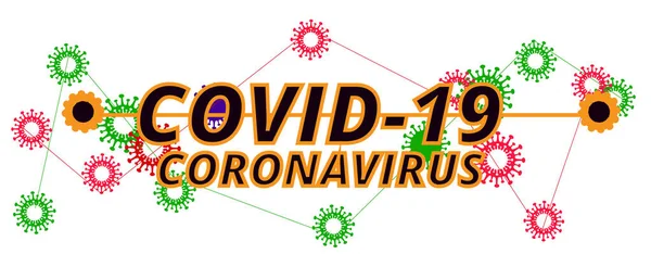 Fondo Virus Corona Virus Mortale Malattia Pericolosa — Foto Stock