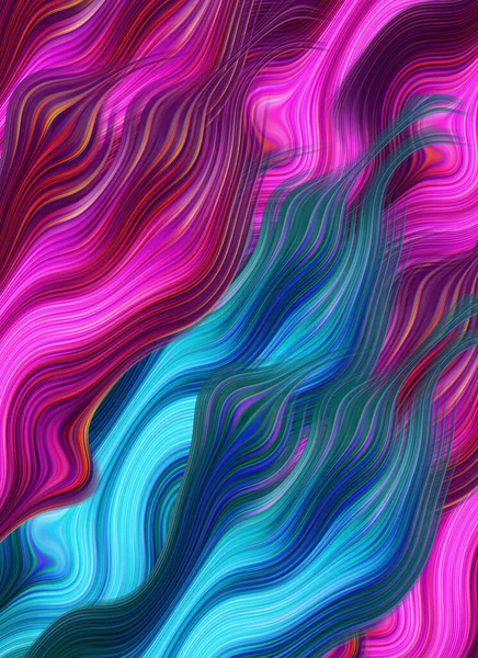 Digitally Generated Image Motin Colorfull Background Light Stripes Moving Fast — Stock Photo, Image