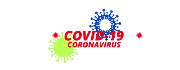 Fondo Virus Corona Virus Mortale Malattia Pericolosa — Vettoriale Stock