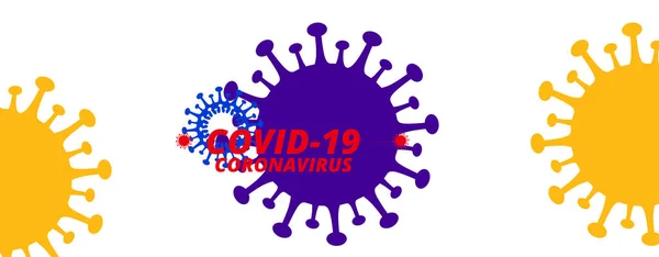 Corona Virus Bakgrund Dödligt Virus Farlig Sjukdom — Stock vektor