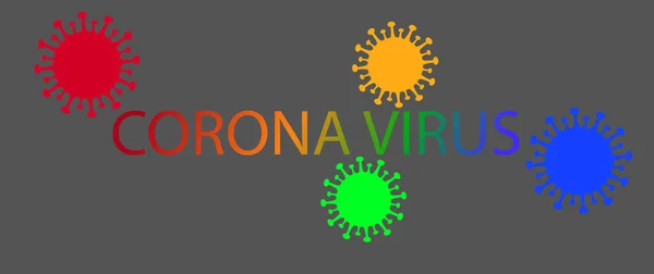 Fondo Del Virus Corona Virus Mortal Enfermedad Peligrosa — Vector de stock