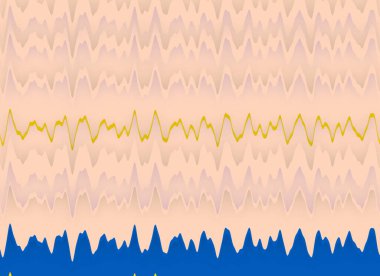 Sevgi ve tasarım üzerinde hızla hareket eden motin renkli arka plan ışığı ve çizgilerinin dijital olarak oluşturulmuş görüntüsü. Tebrik kartı arkaplanı .