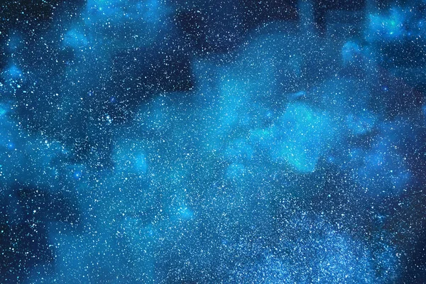 Paisagem Noturna Com Colorido Fundo Láctea Com Estrelas Céu Estrelado — Fotografia de Stock