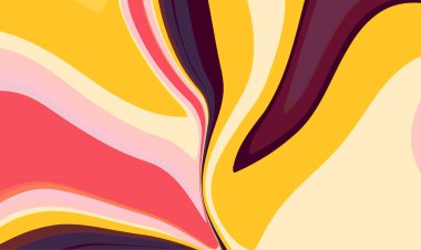 Soyut renkli dalgalı satır arkaplanı