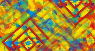 Soyut Geometrik arka plan. Dinamik şekiller bileşimi. Soyut arkaplan 