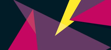 Ağ Tasarımı, Yazdırma, Sunum, afiş, broşür, dergi için Soyut Geometrik Şekiller Renkli Arkaplan. Tasarım