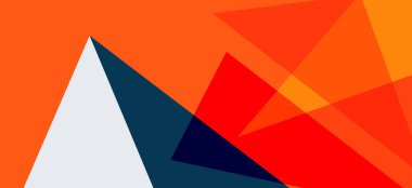 Ağ Tasarımı, Yazdırma, Sunum, afiş, broşür, dergi için Soyut Geometrik Şekiller Renkli Arkaplan. Tasarım